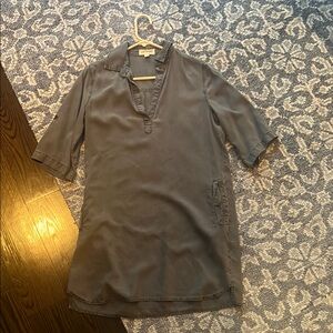 Cloth & Stone Charcoal Shirt Dress